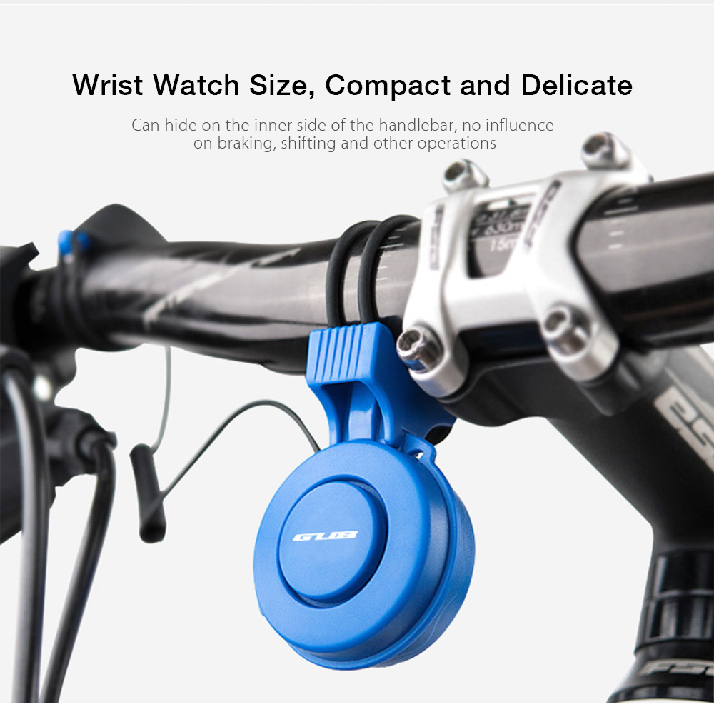 GUB Q - 210 Rechargeable Waterproof Loud Volume Cycling Handlebar Electric Bike Ring Mini Alarm Bell Electronic Bicycle Horn