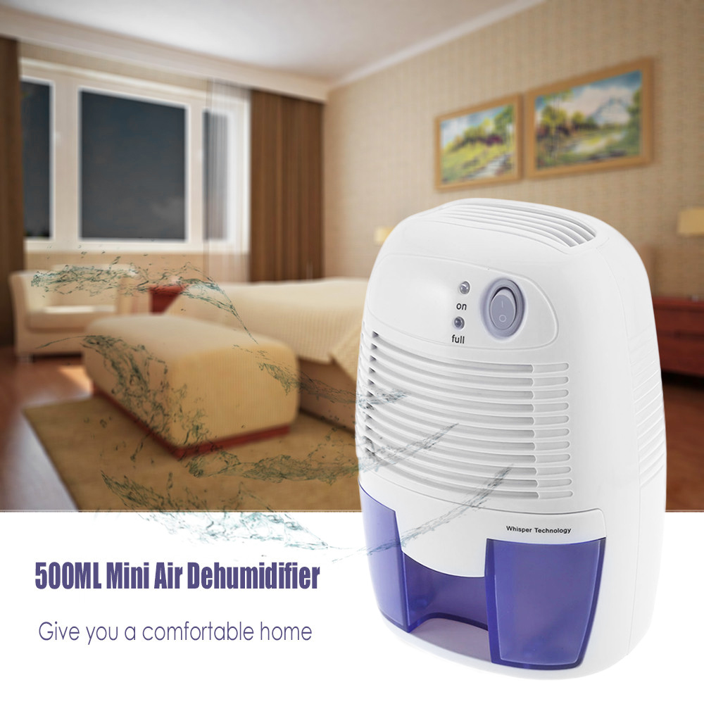 XROW - 600A 21W 500ML Portable Mini Dehumidifier Electric Quiet Air Dryer for Home Bathroom