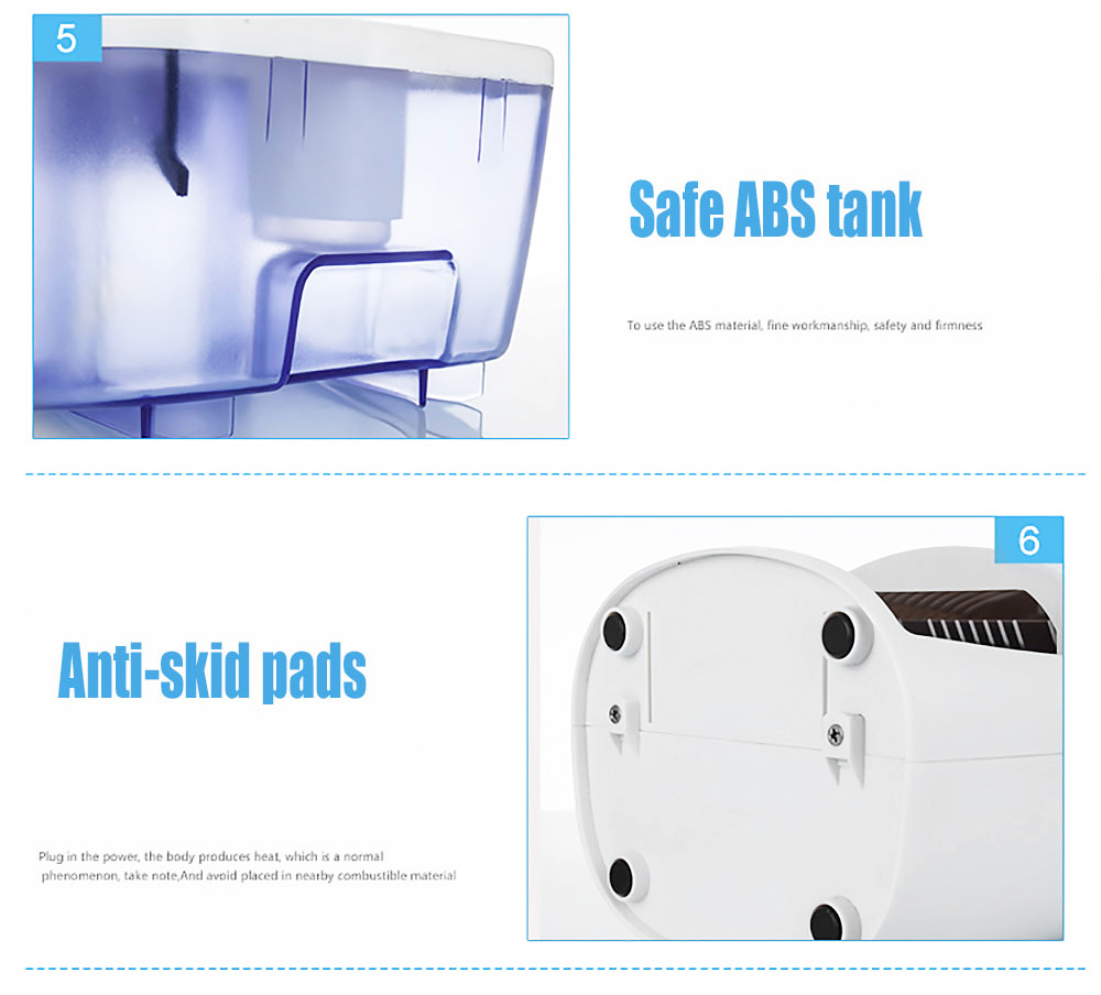 XROW - 600A 21W 500ML Portable Mini Dehumidifier Electric Quiet Air Dryer for Home Bathroom