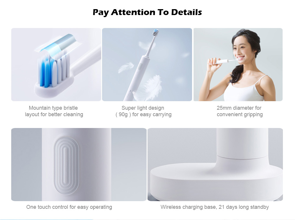 DR.BEI BET - C01 Sonic Electric Super Light Toothbrush from Xiaomi Youpin