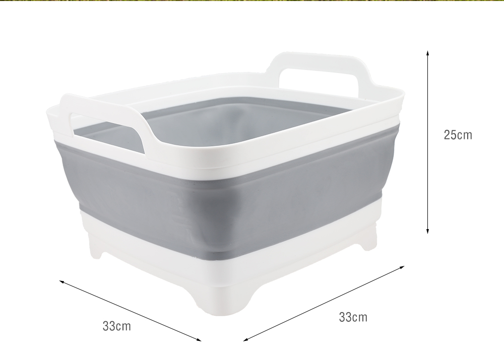 FUJINIRRIGATION Portable Collapsible Lightweight Camping Washbasin Bucket