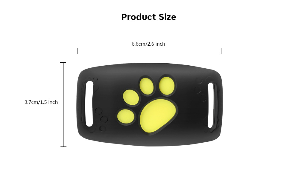 Z8 - A Pet Tracker GPS Dog / Cat Collar Water-resistant USB Charging