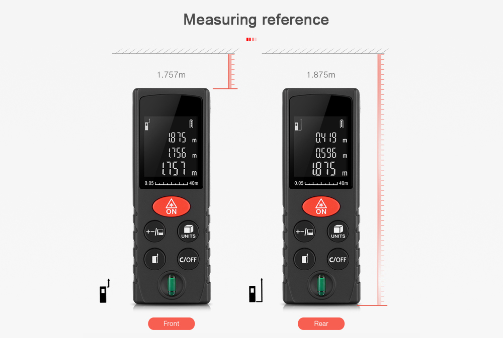 D40 Digital Laser Distance Meter Diastimeter