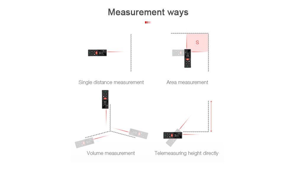 D40 Digital Laser Distance Meter Diastimeter