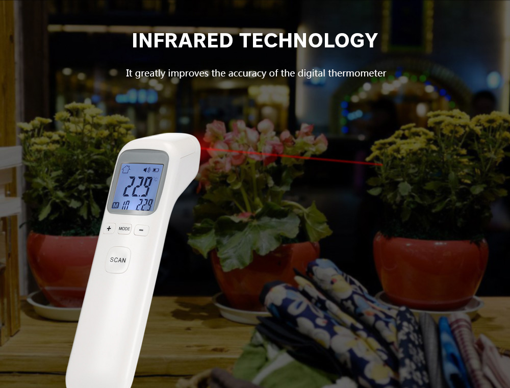 CK - T 1803 Non-contact Handheld Infrared Digital Thermometer with LCD Display