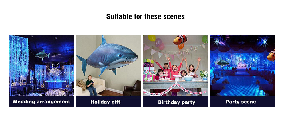 Remote Control Inflatable Shark Toy Ball