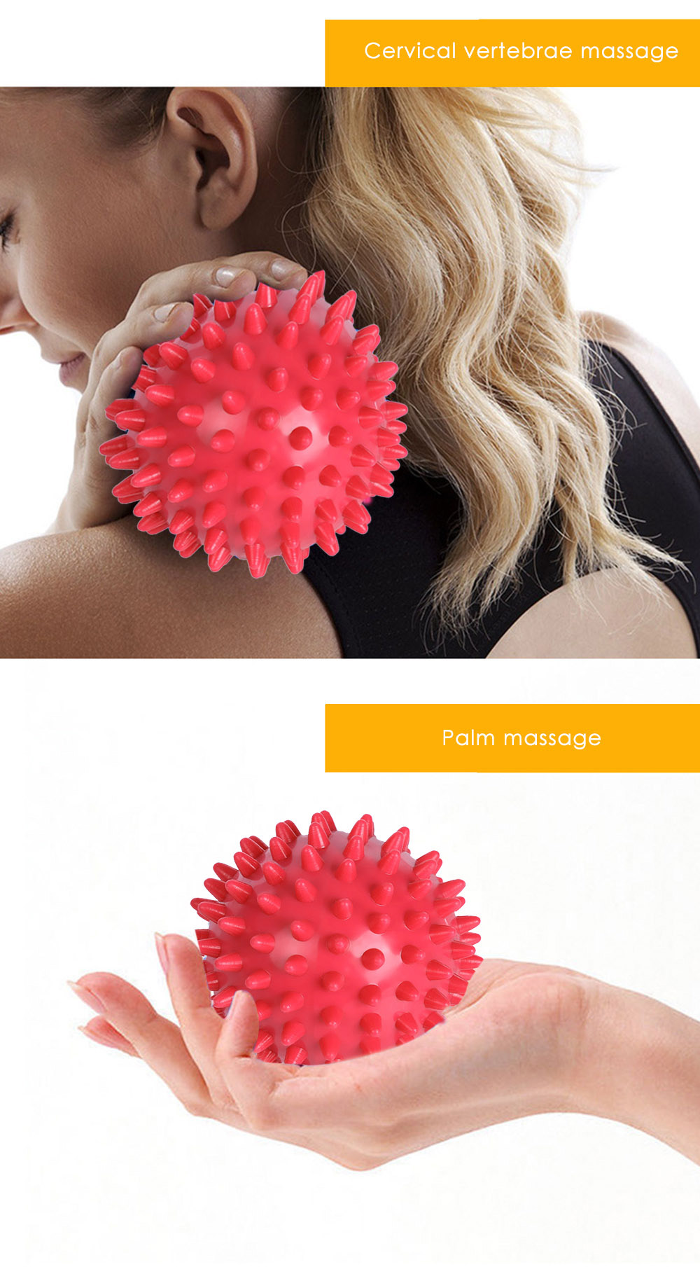 Sensory Massage Ball Spiky Autism Therapy Special Need for Foot Arm Back