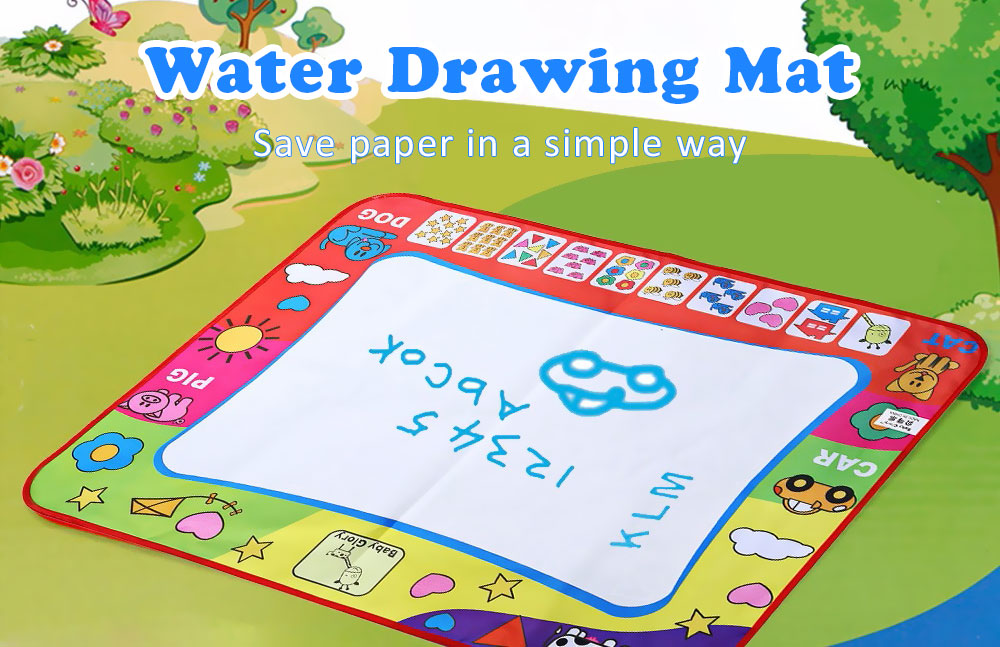 Children Doodle Drawing Toys 1 Painting Mat + 2 Water Drawing Pen