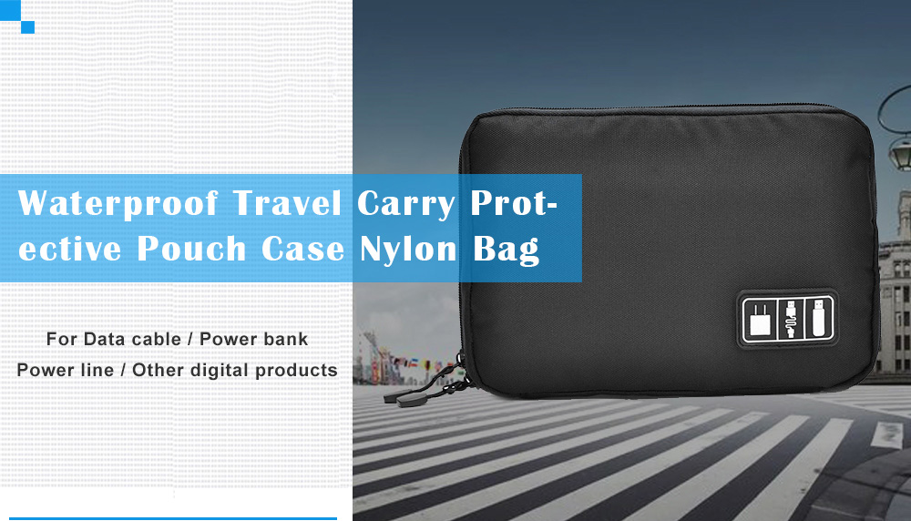 Waterproof Travel Carry Protective Pouch Case Nylon Bag