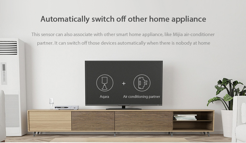 Original Xiaomi Smart Home Aqara Human Motion Sensor Security Device