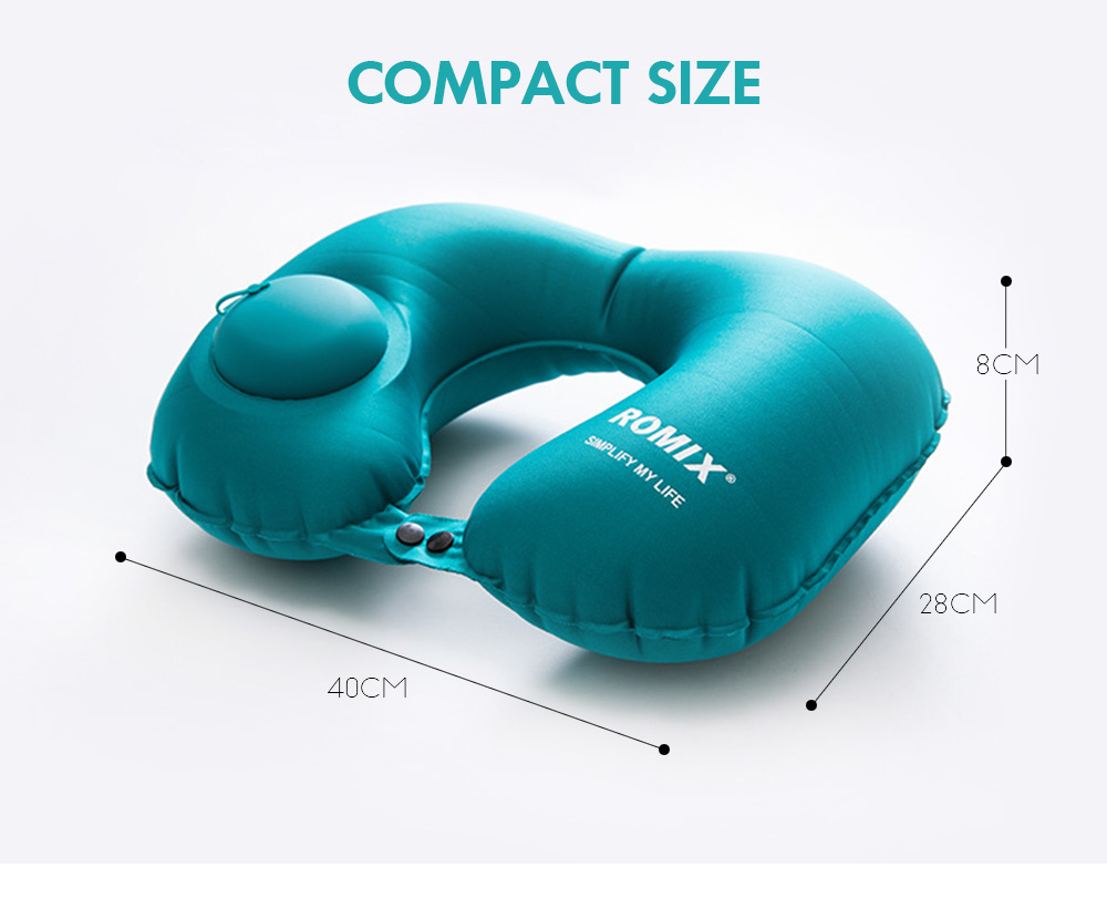 Travel U-shaped Portable Inflatable Pillow