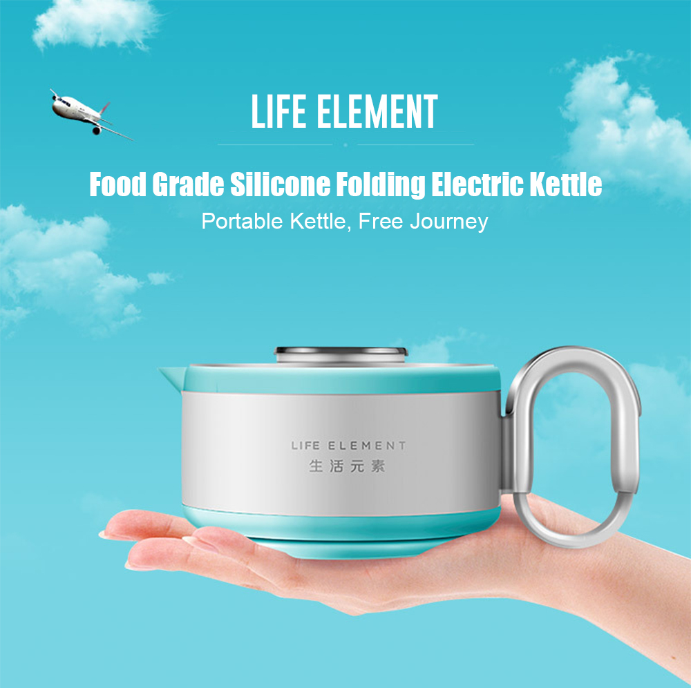 LIFE ELEMENT I10 Electric Food Grade Silicone Folding Kettle Mini Travel Portable Mechanical Edition