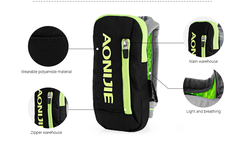 ANOJIE E901 Marathon Hand-held Runner Water Sport Bag for 250ml Water Bottle