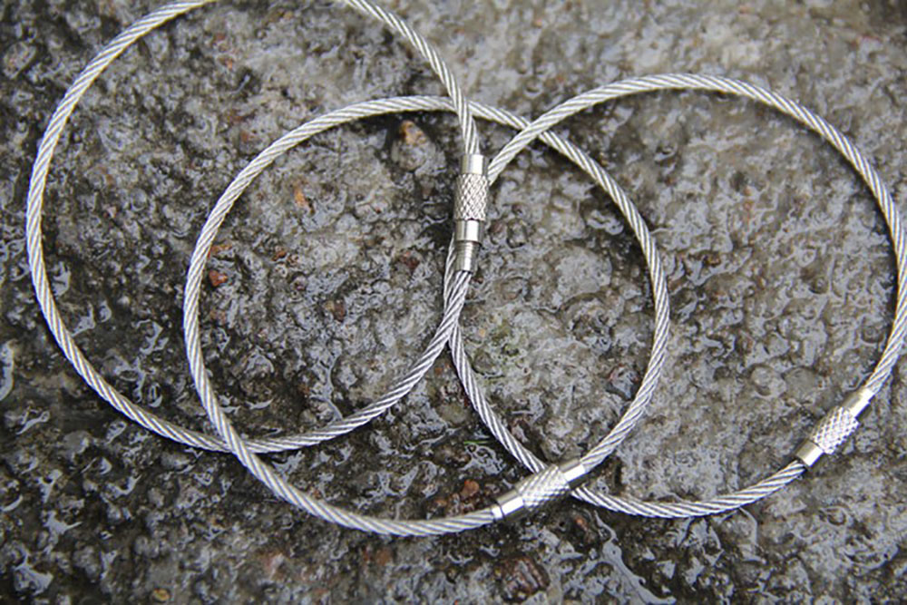 10PCS Outdoor Camping EDC Stainless Steel Wire Rope