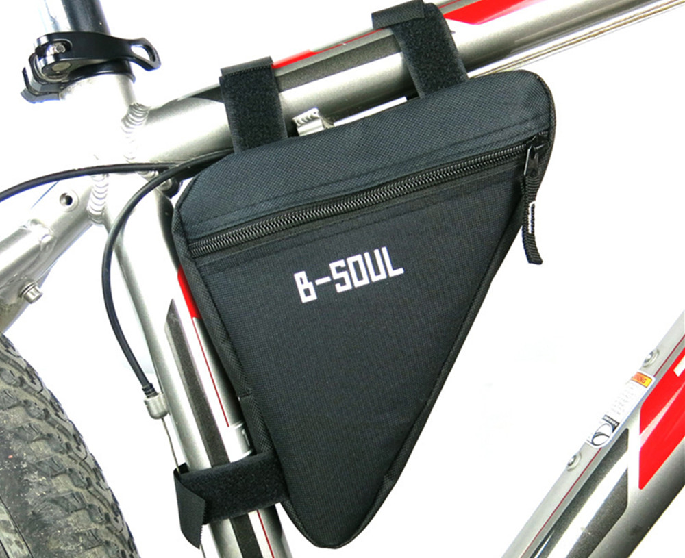 Bike Pouch Waterproof 1.5L Triangle Cycling Front Tube Frame Bag