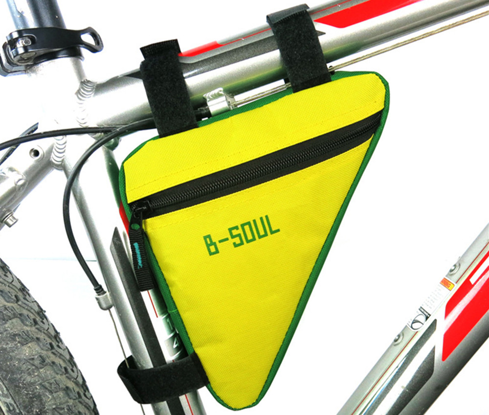 Bike Pouch Waterproof 1.5L Triangle Cycling Front Tube Frame Bag