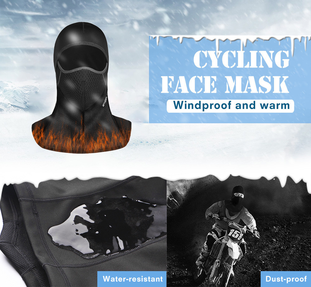 WHEEL UP Cycling Dust-proof Windproof Warm Full Face Scarf Mask 