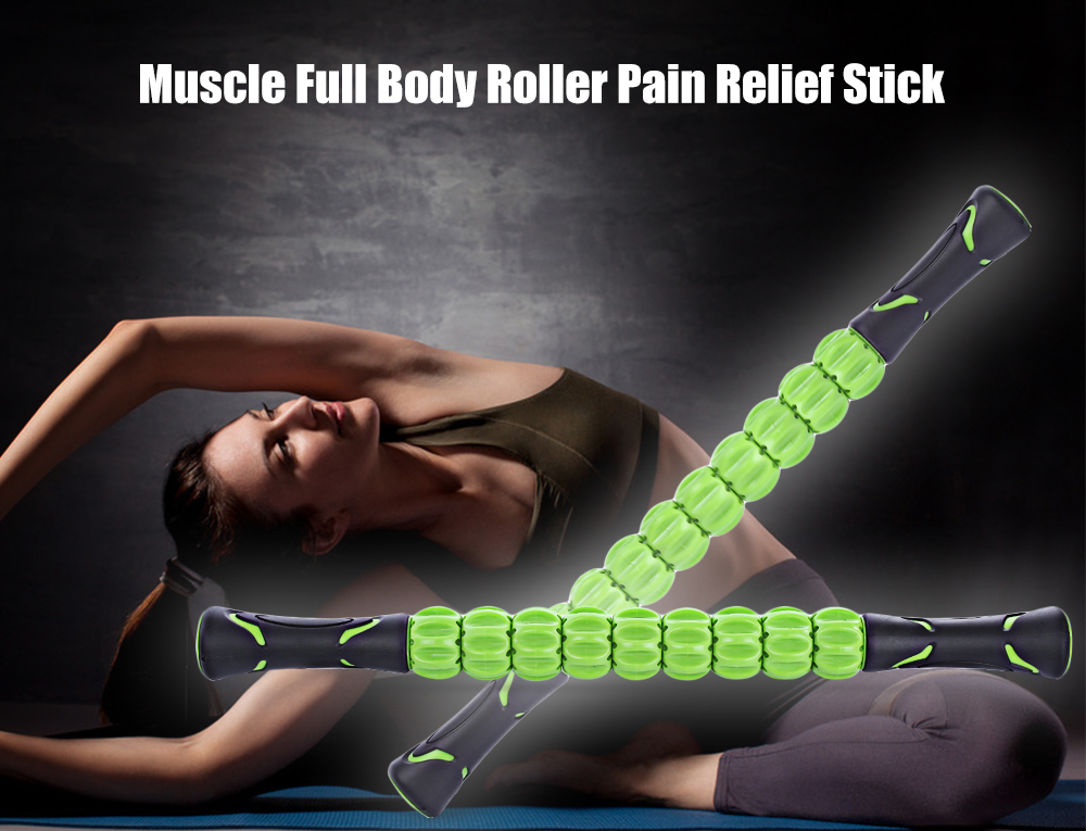 Portable Therapy Fitness Massager Muscle Full Body Roller Pain Relief Stick