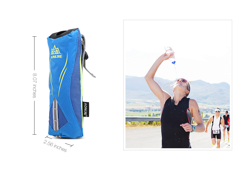 AONIJIE Outdoor 500ML Running Handheld Water Bottle 5.5 inch Phone Hydration Pack