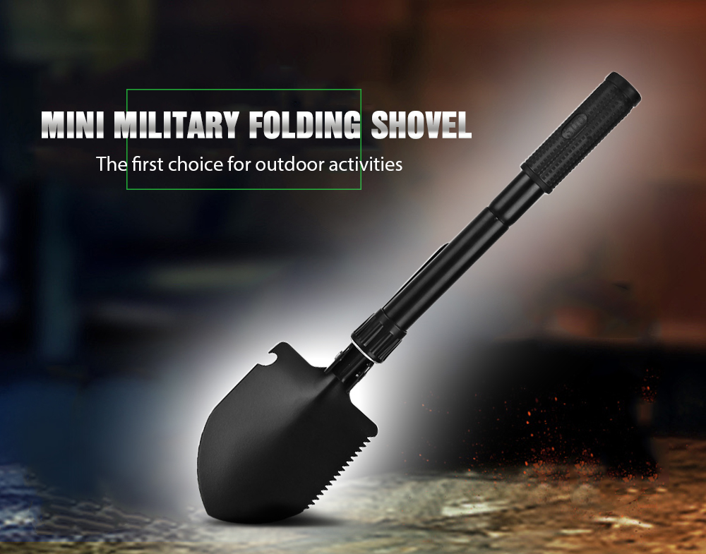 Outlife Multi-functional Military Folding Shovel Survival Spade Emergency Garden Camping Outdoor Tool