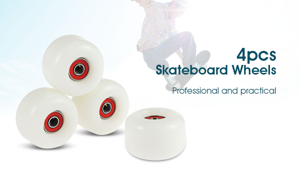 4pcs Skateboard Wheels for Ollie Punk and Jumping