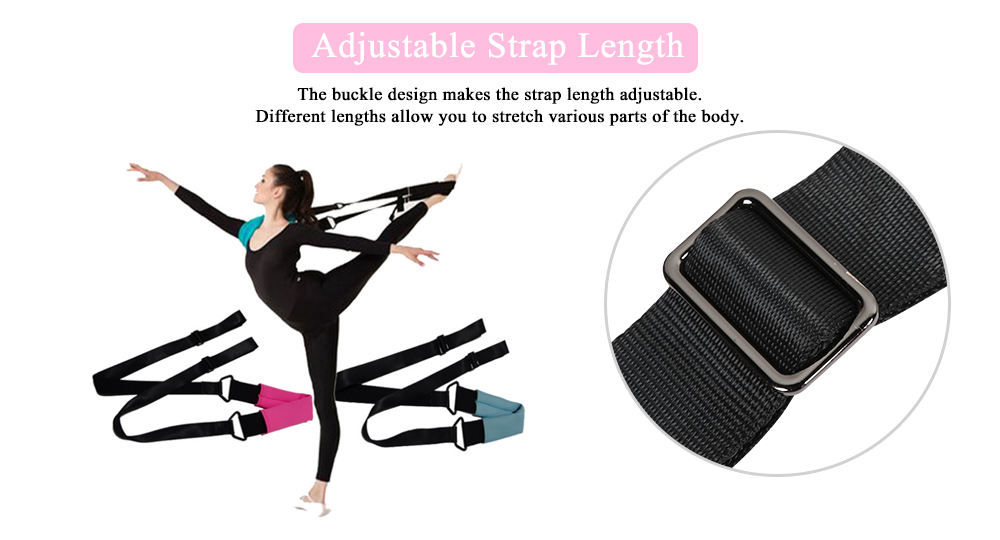 Yoga Fitness Exercise Sports Elastic Strap Stretching Body Band Flexibility