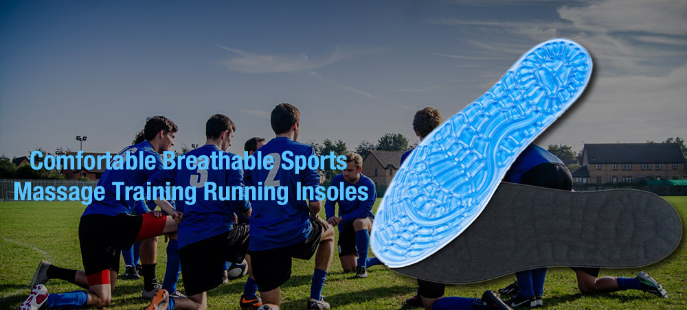 Comfortable Breathable Sports Massage Training Running Insoles