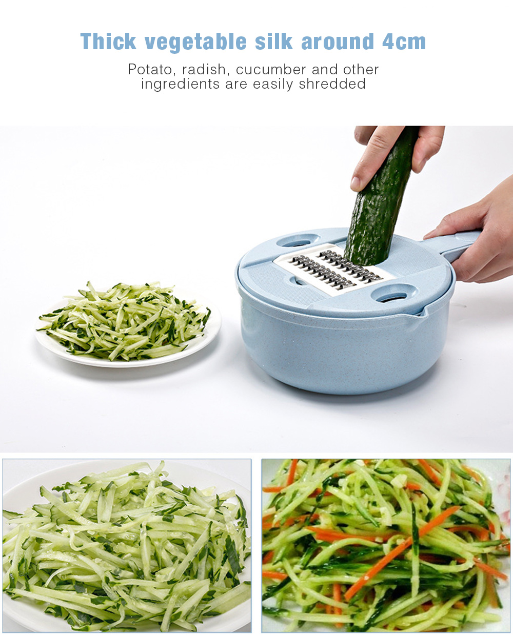 Multifunction Vegetables Cutter Food Chopper Slicer Dicer Tool
