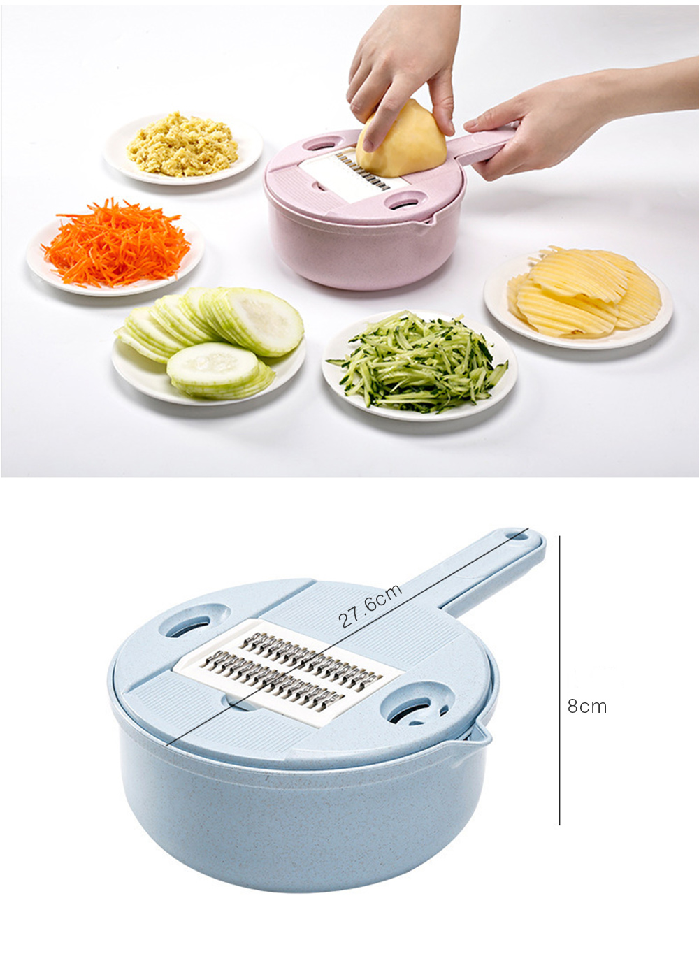 Multifunction Vegetables Cutter Food Chopper Slicer Dicer Tool