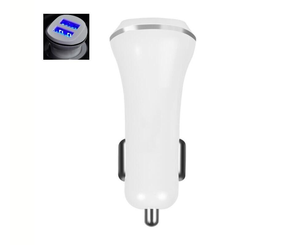 Dual USB Car Charger Charging Fast