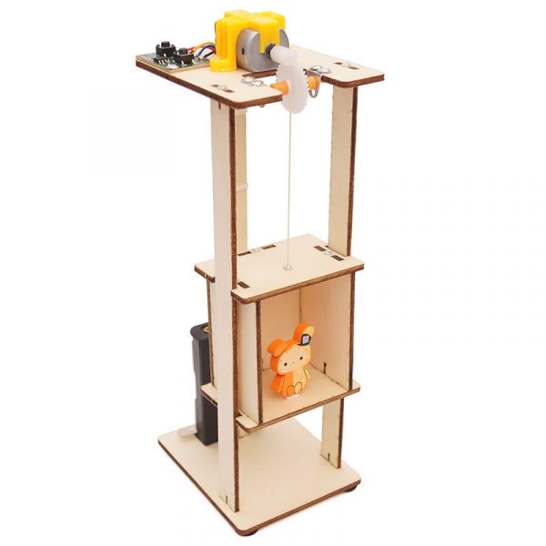 DIY Elevator Lift Children Science Education Toy (MULTI) Yoibo