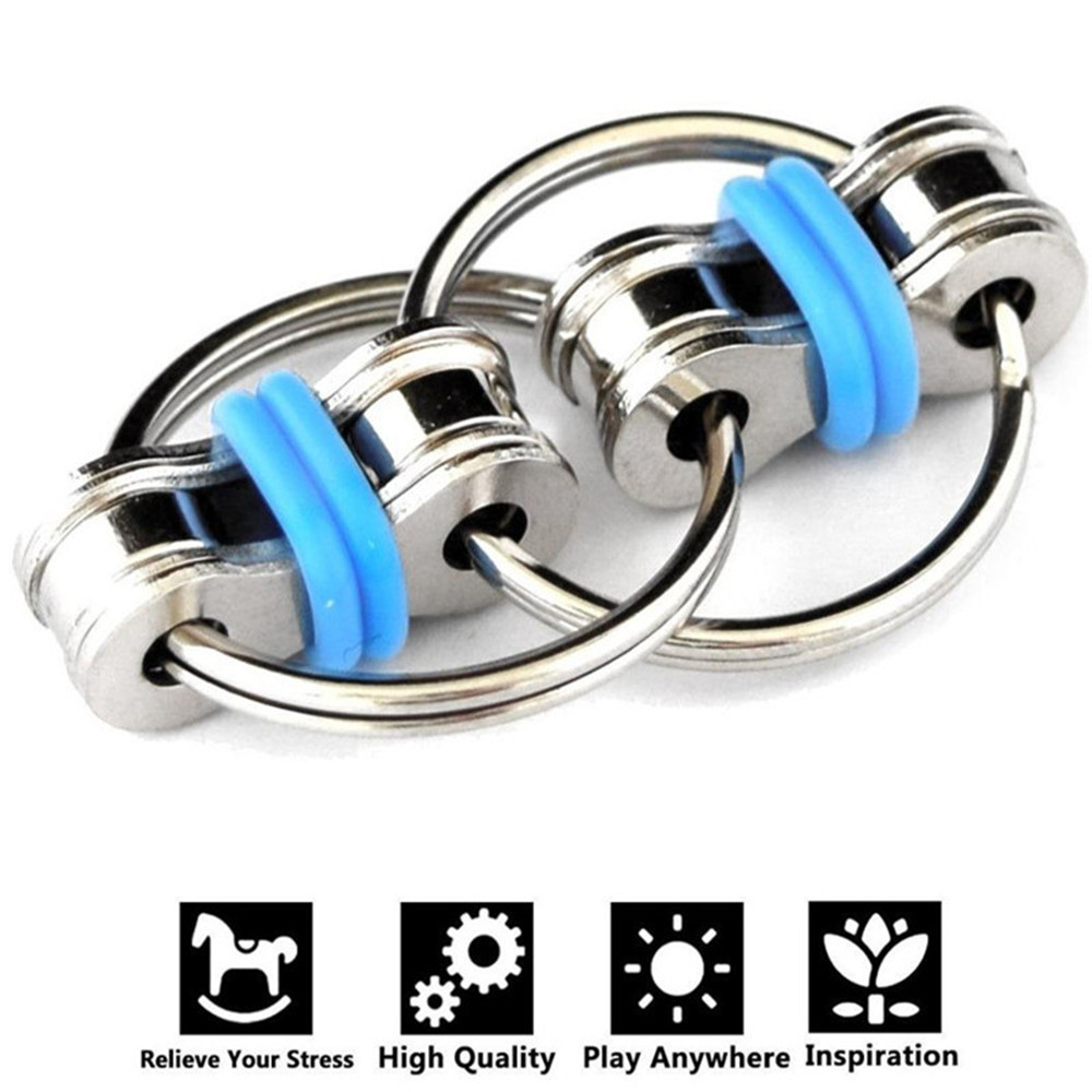 5 colors Creative Bike Chain Fidget Toy for Autism ADHD Stress