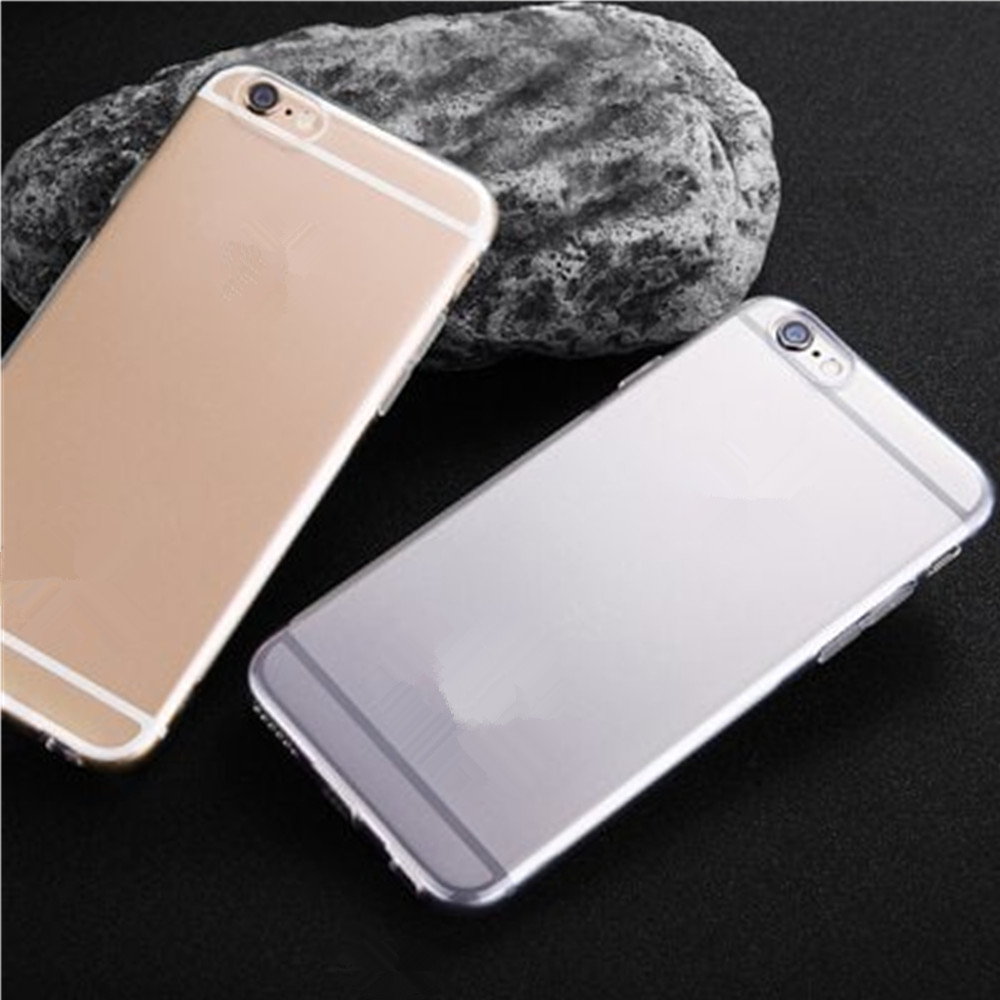 Ultra Thin TPU Soft Transparent Clear Crystal Cover for iPhone 6 / 6s
