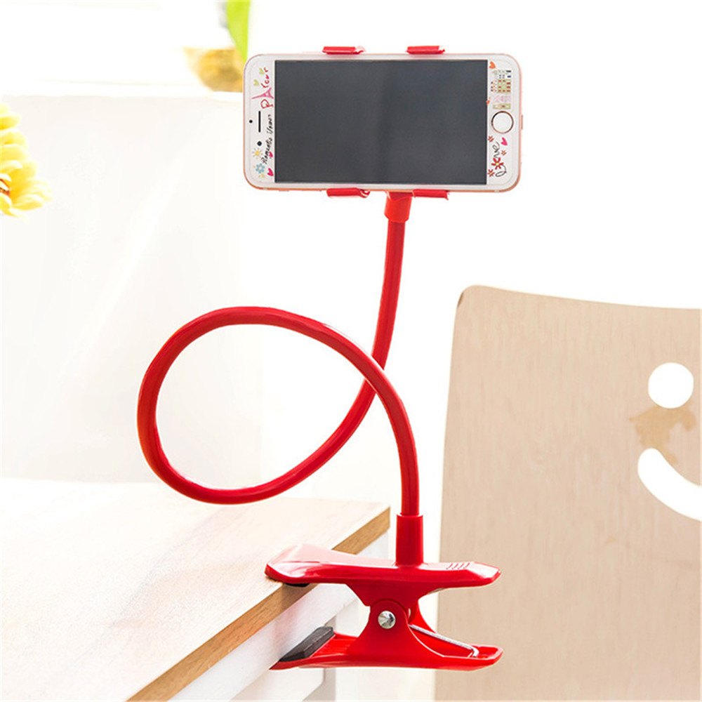 360 Rotating Flexible Long Arm Cell Phone Holder Stand Lazy Bed Desktop Tablet Car Selfie Mount Bracket