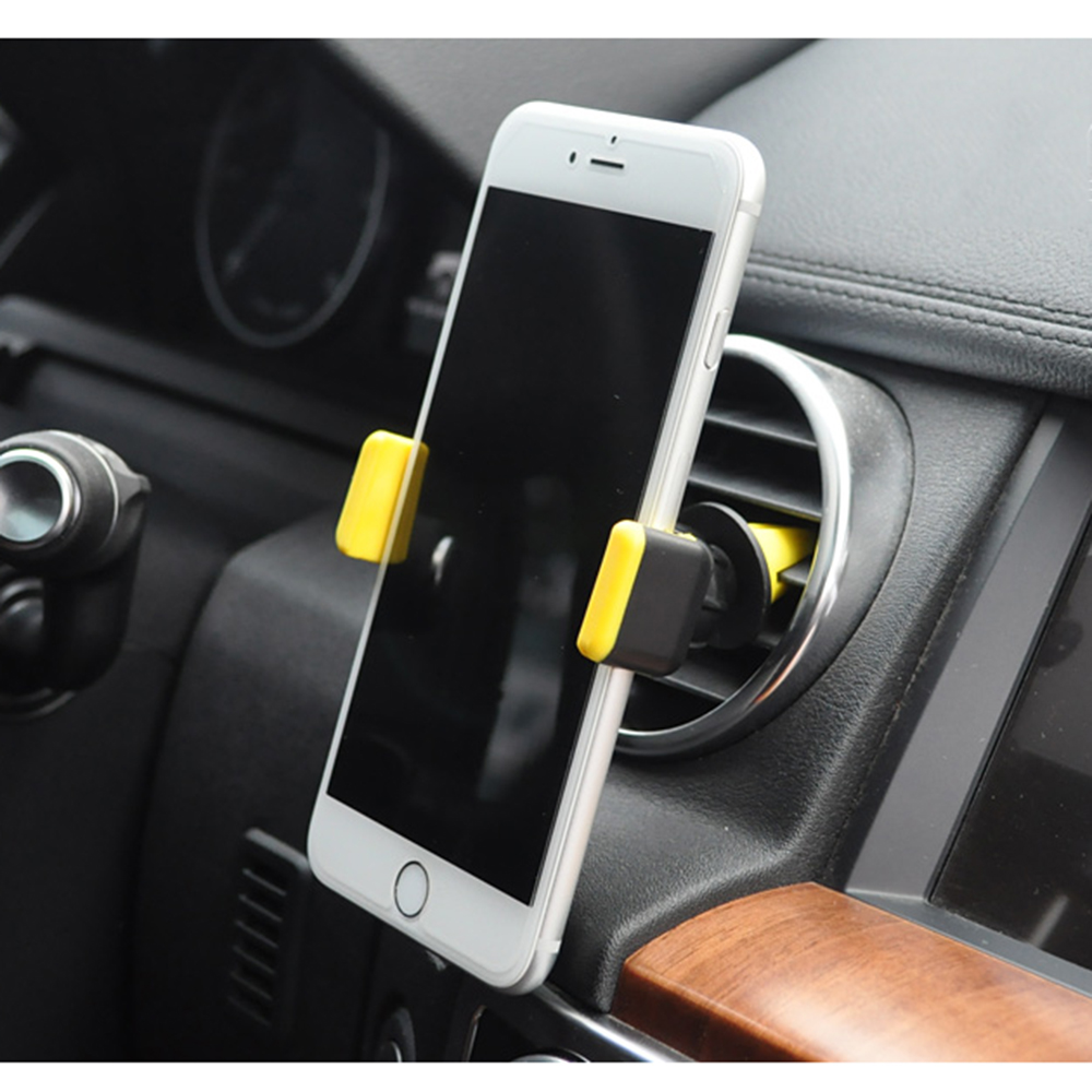 360 Car Air Conditioning Mouth Phone Bracket Vent Universal Phone Holder - Black