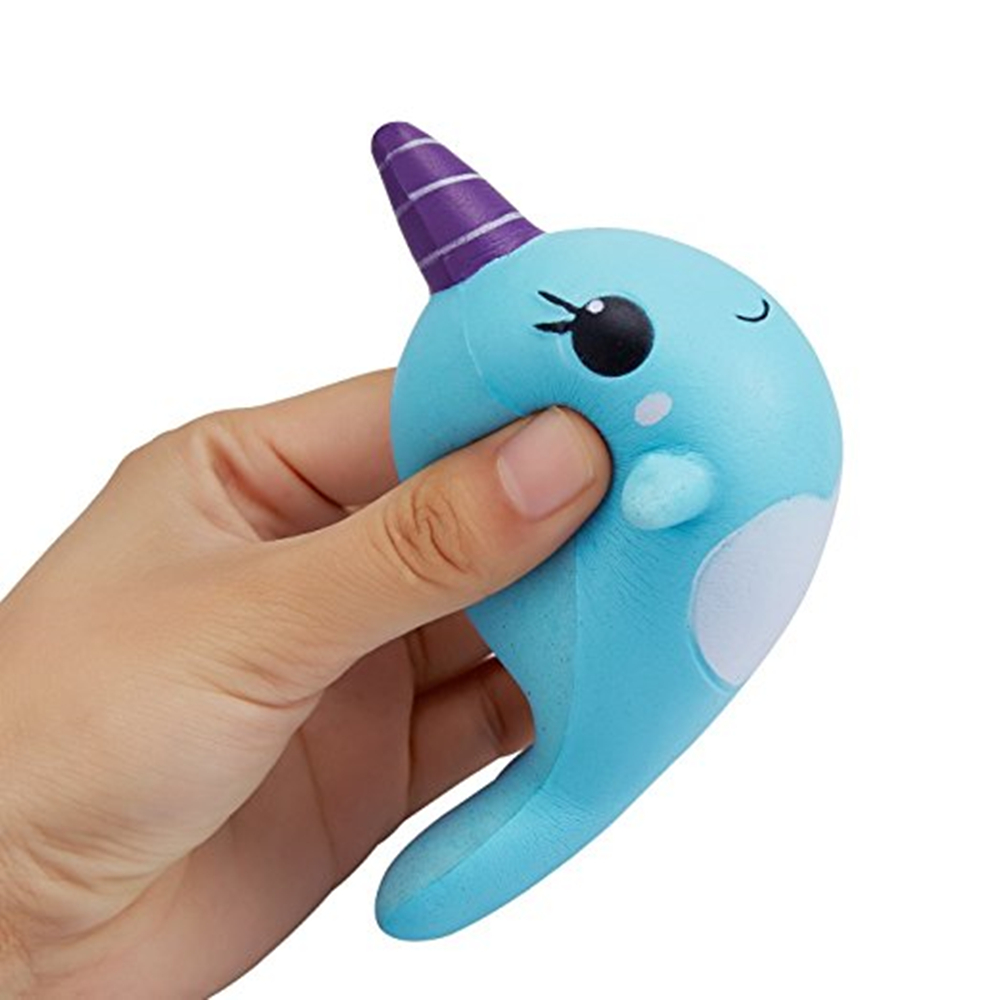 Decompression Toys Soft Cute Whale Cartoon Squishy Slow Rising Squeeze Toy Christmas Gift