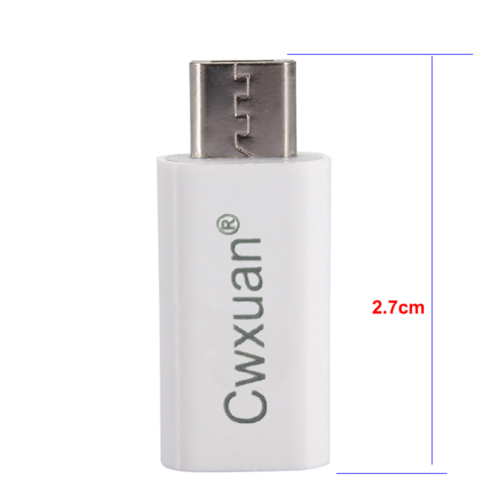 Cwxuan USB 3.1 Type-C Female to Micro USB Male Adapter