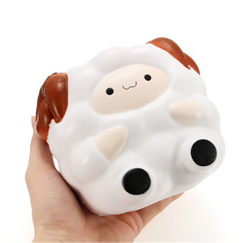 Jumbo Sheep 12cm Slow Rising with Packaging Collection Gift Decor Soft Squeeze Toy