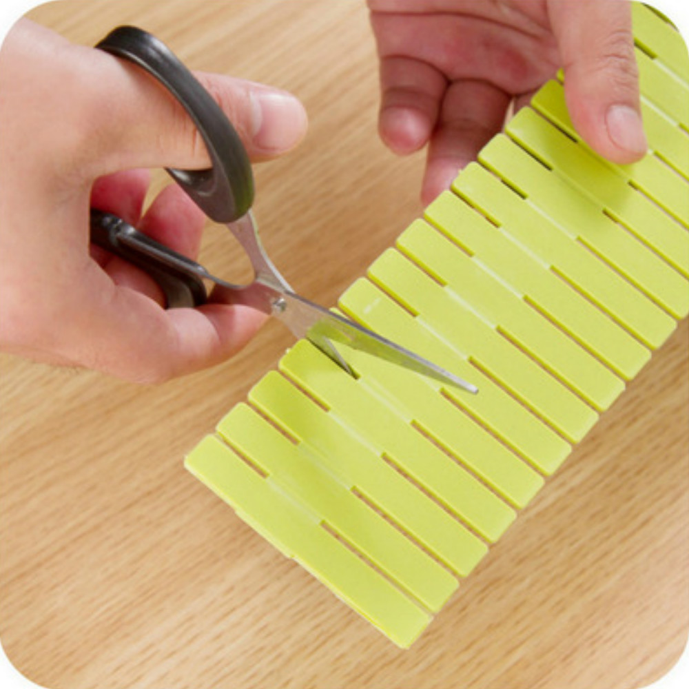 New Adjustable Plastic Stretch Clapboard Drawer Divider