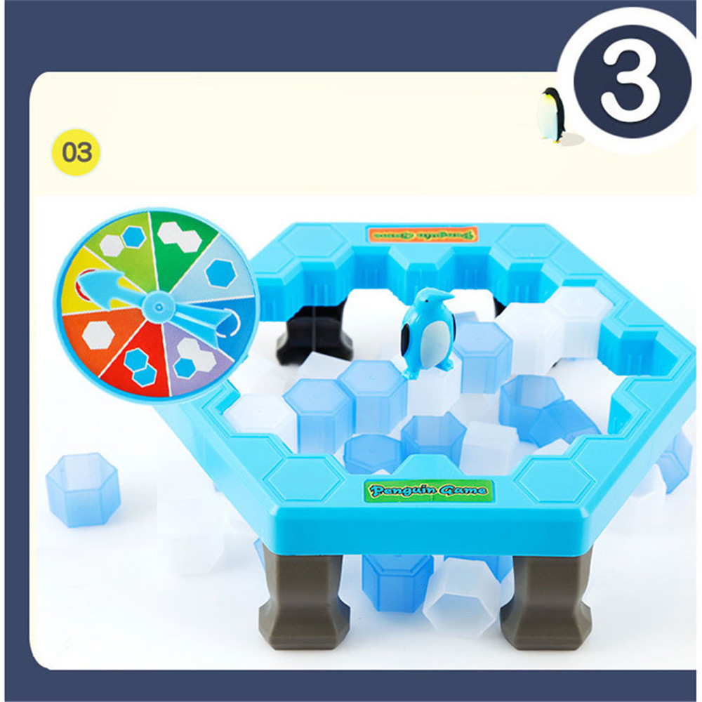 Save Penguins Puzzle Toys Ice Breaking Game Table Icebreaker Chisel