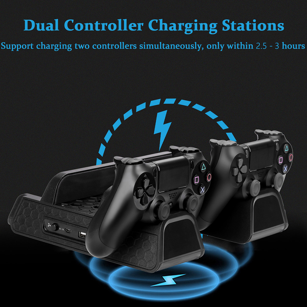 Multi-function dock for PS4/PS4 Slim/PS4 Pro