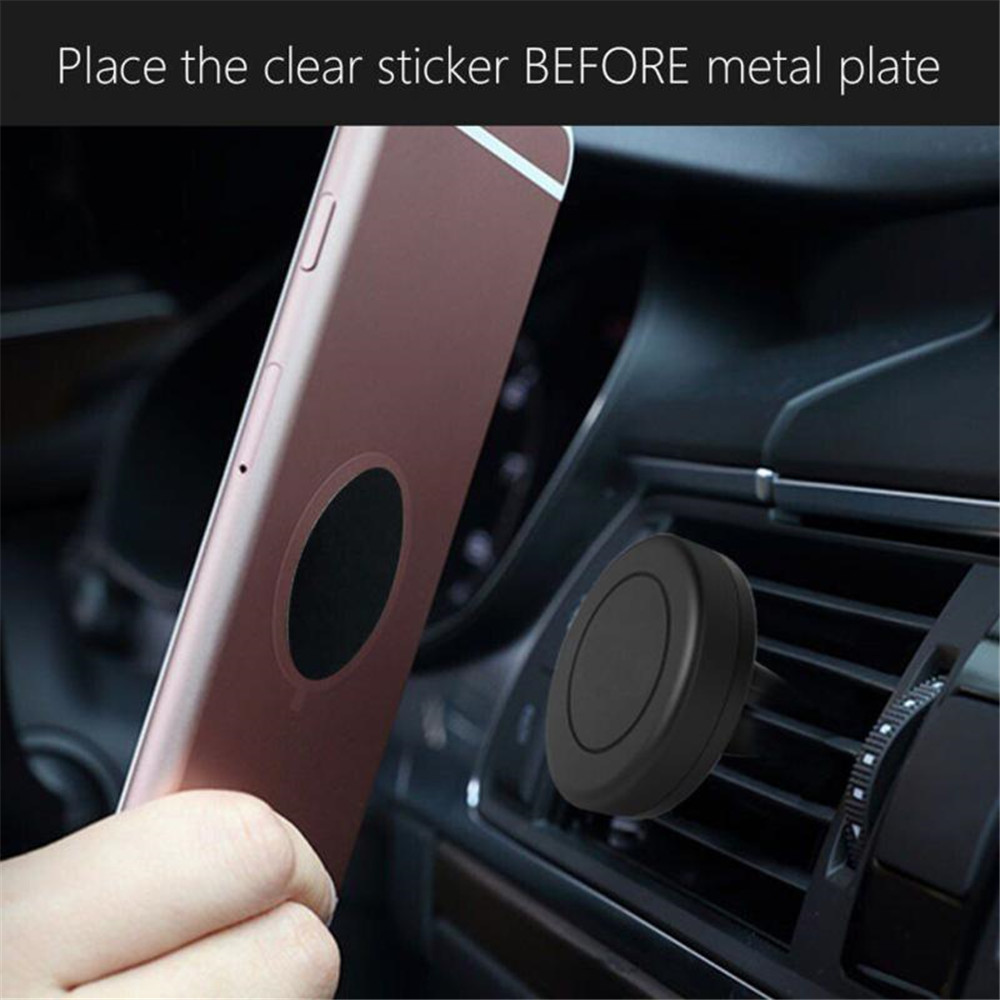 8PCS Metal Plates Sticker Replace for Magnetic Car Mount Holder Cell Phone GPS