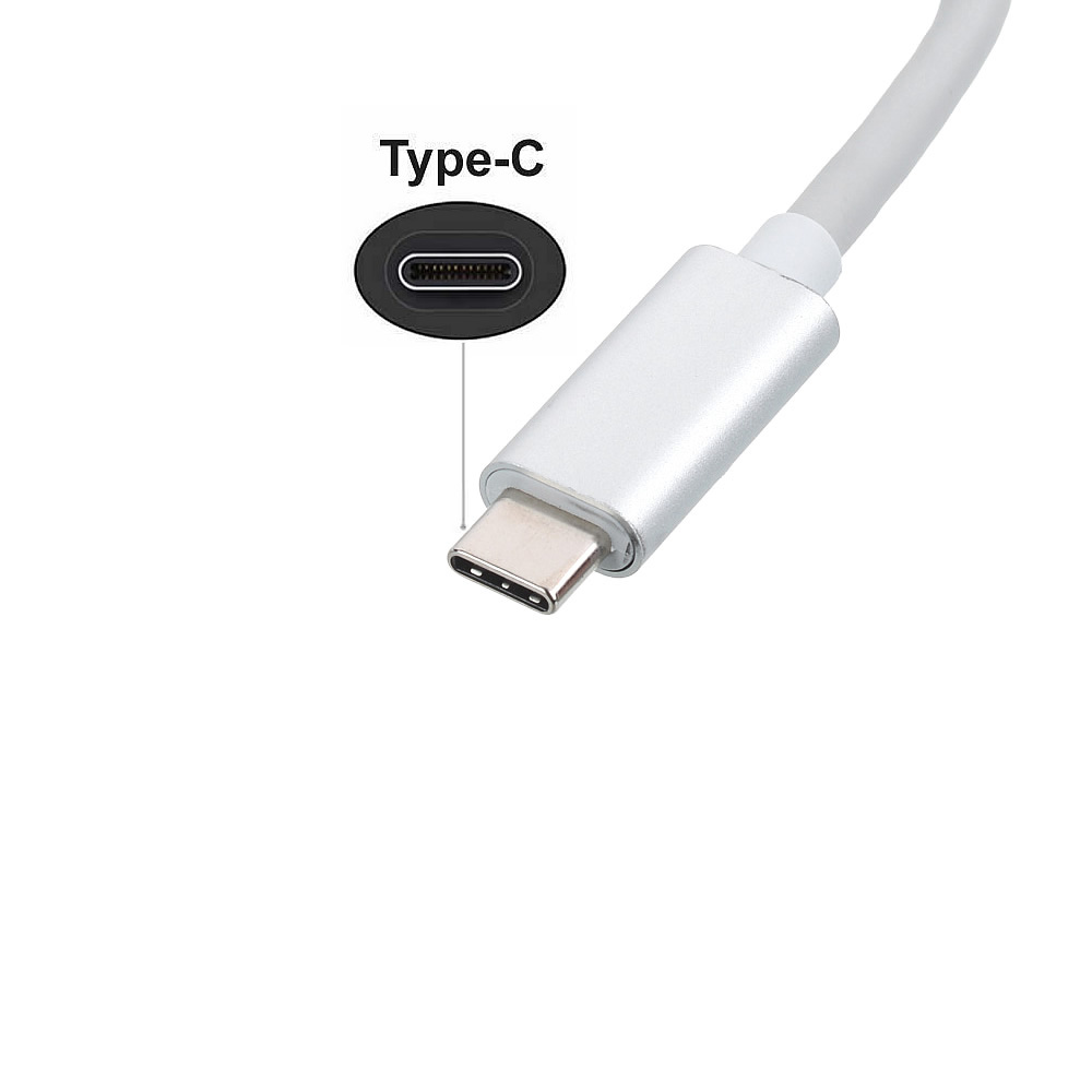 USB-C to Magsate 2 T-Tip Power Adapter Cable for Macbook Pro / MacBook Air