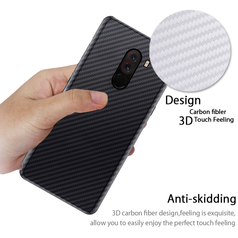 CHUMDIY 3D Anti-Fingerprint Back Film Screen Protector for Xiaomi Pocophone F1