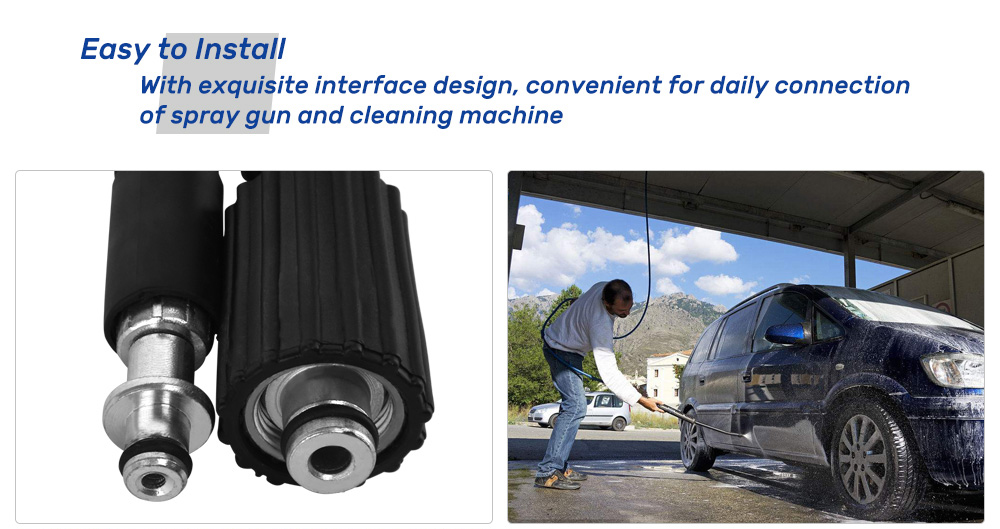 6 / 8 / 10M High Pressure Water Cleaning Hose for Karcher K2 - K7 Car Washer