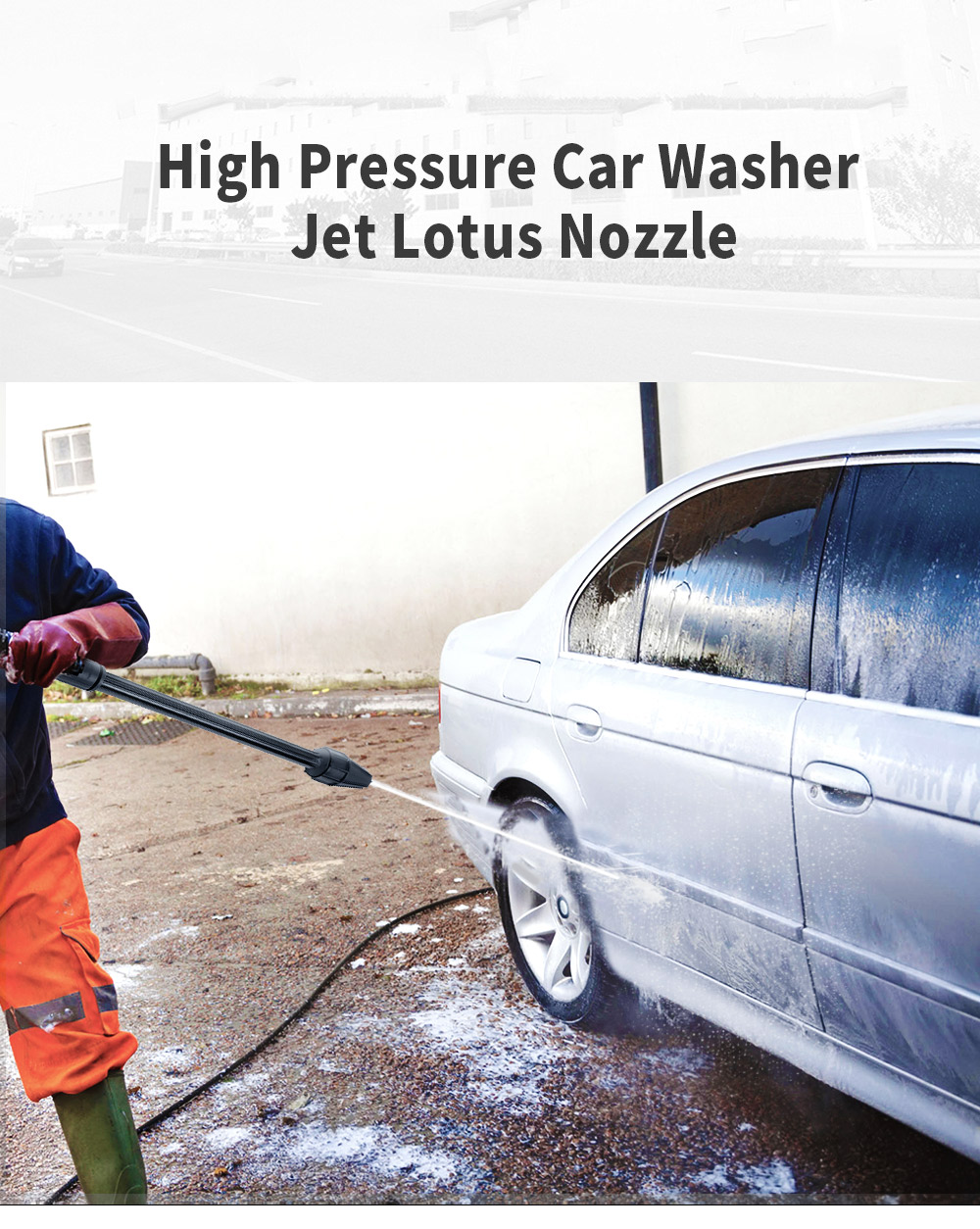 Car Washer Jet Lotus Nozzle for Karcher K1 K2 K3 K4 K5 High Pressure Wash