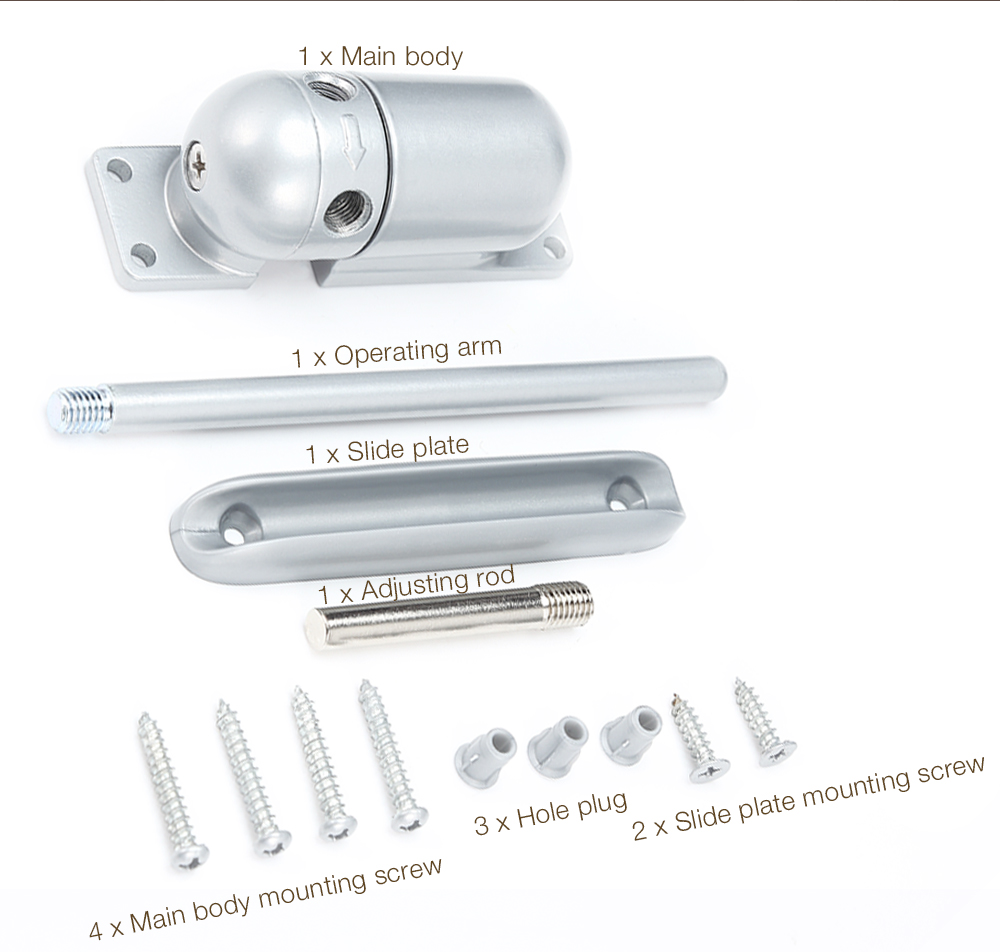 Mini Spring Automatic Door Closer