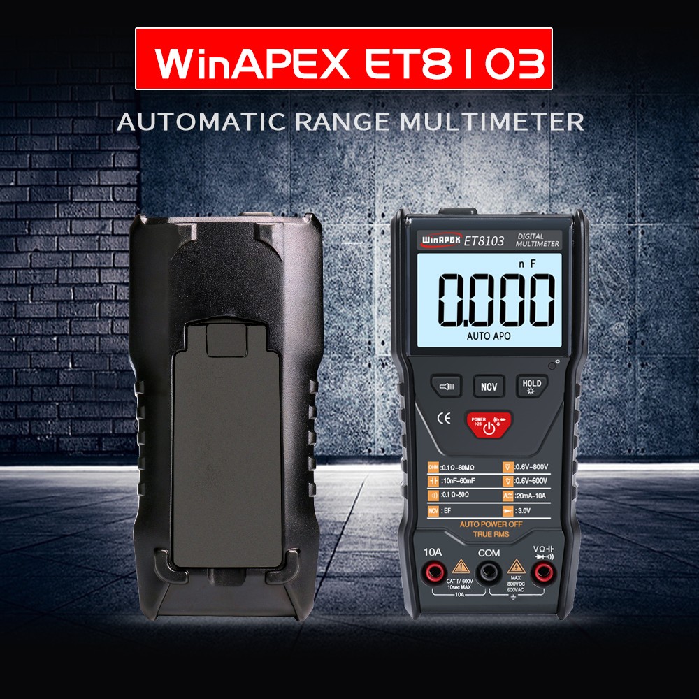 APEXEL ET8103 Full Intelligent Digital Multimeter 