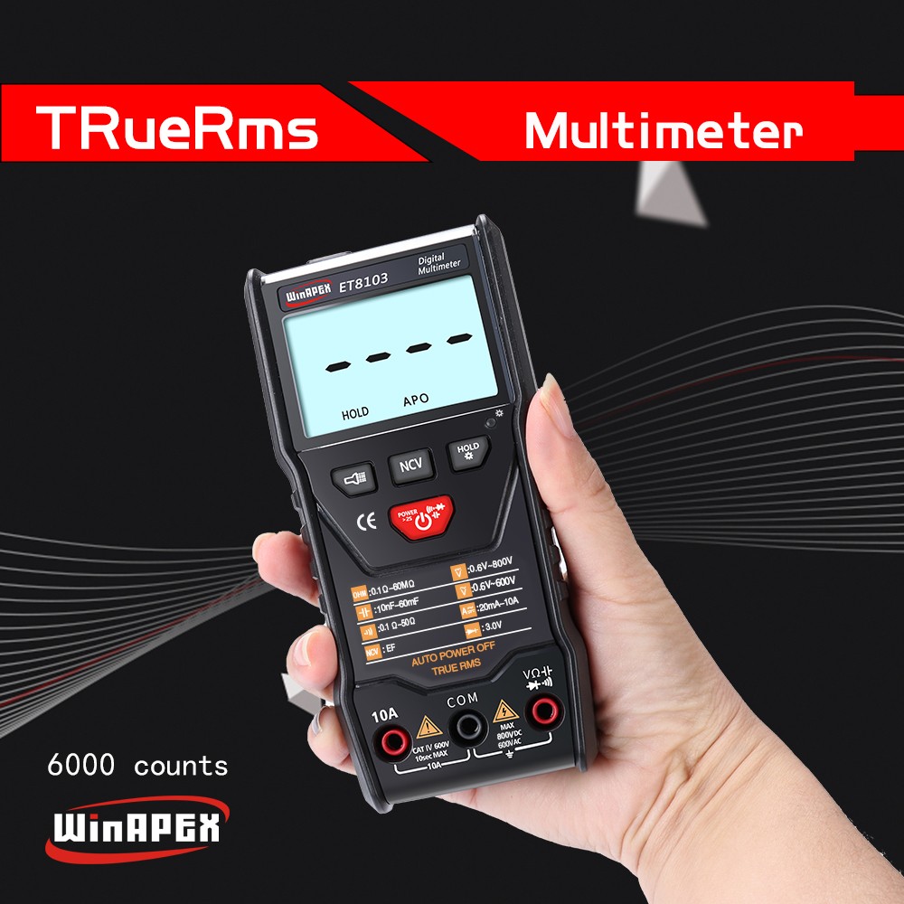 APEXEL ET8103 Full Intelligent Digital Multimeter 