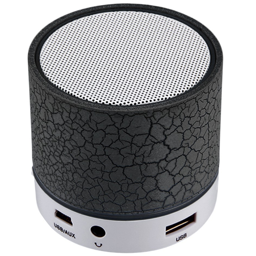 Portable Mini Wireless Led Bluetooth Speaker Super Bass Loudspeaker Stereo Music Player Black